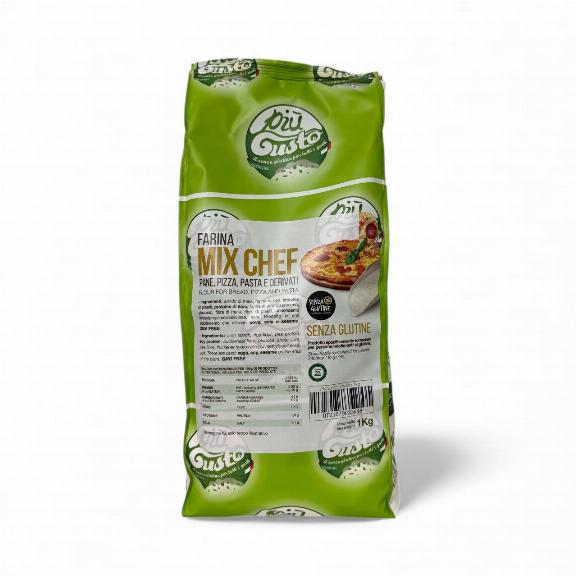 MIX CHEF FARINA con grano saraceno per pane, pizza e derivati